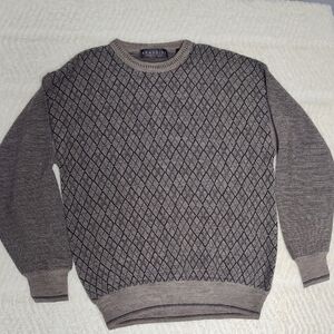 Brandini Brown And Black Men's Sweater Size Medium EUC